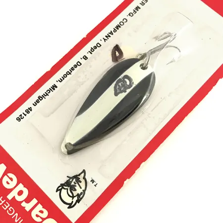 Eppinger Dardevle Spinnie, 1/3oz Black / White / Nickel fishing spoon #7775