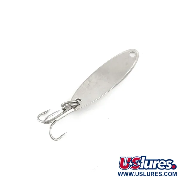 Vintage Acme Kastmaster UV, 1/8oz Nickel / Green fishing spoon #7777