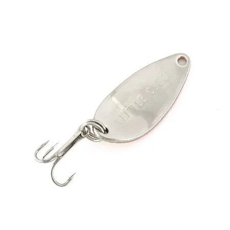 Vintage Seneca Little Cleo UV, 3/16oz Yellow / Orange / Nickel fishing spoon #7782