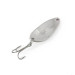 Vintage  Seneca Little Cleo, 3/16oz White Pearl / Red / Nickel fishing spoon #7784