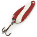 Vintage  Acme Wonderlure, 1/4oz Red / White / Nickel fishing spoon #7786