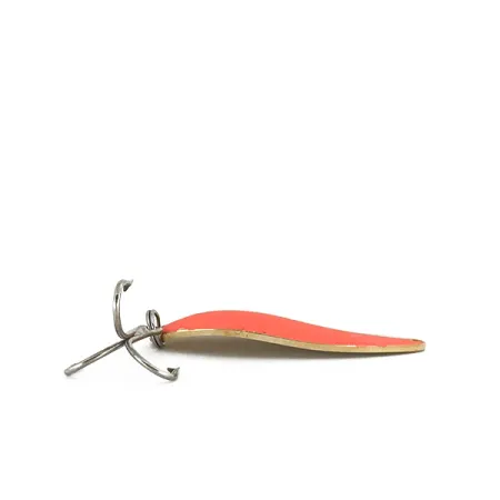 Vintage Acme Little Cleo, 3/4oz Gold / Orange fishing spoon #7789