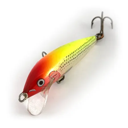 Vintage Rapala Original Floater F5, 3/32oz fishing lure #7793