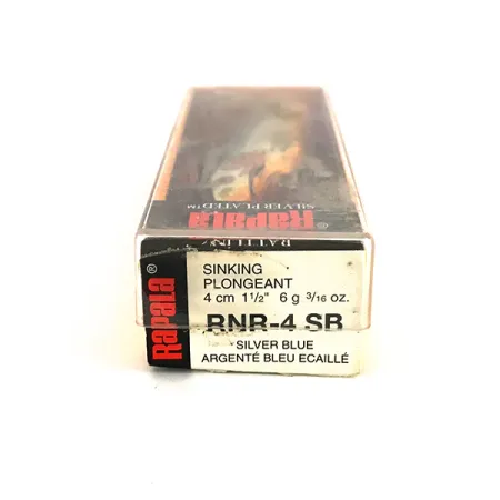 Rapala Rattl'n RAP, 3/16oz Silver Blue fishing lure #7796