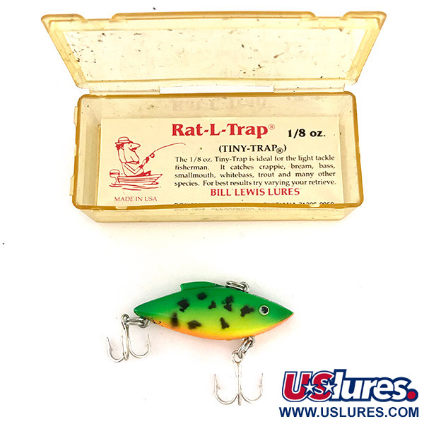   Bill Lewis Rat-L-Trap TT-W4, 3/16oz Fire Tiger TT W4 fishing lure #7798