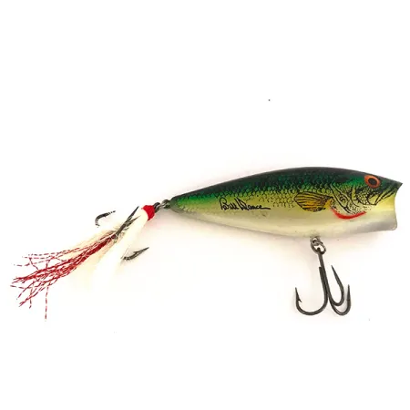 Vintage Heddon Excalibur POP'N IMAGE X9220, 2/5oz Baby Bass fishing lure #7807