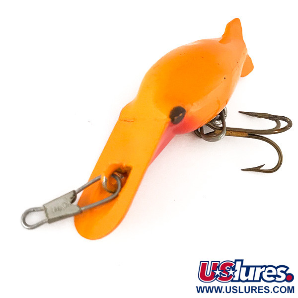 Vintage  Luhr Jensen Luhr jensen Hot Shot M5, 3/32oz Orange fishing lure #7819