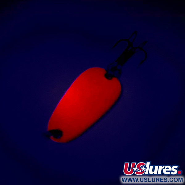 Vintage   Sølvkroken Special Classic UV, 1/4oz UV Glow in UV light, Fluorescent fishing spoon #7825