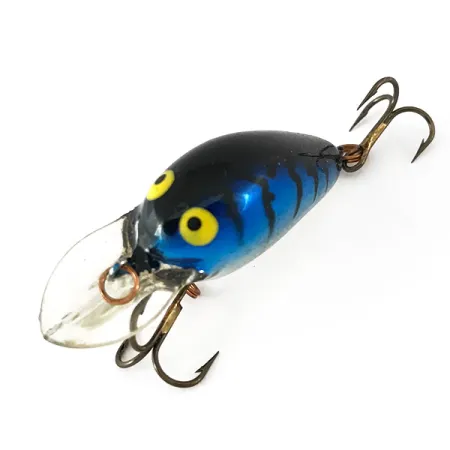 Vintage Bomber BOMBER FAT A B03F, 1/16oz Blue Metallic fishing lure #7826