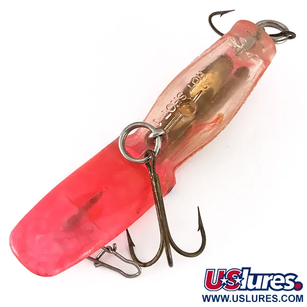 Vintage   Luhr Jensen Hot Shot M-1, 1/2oz Pink fishing lure #7830