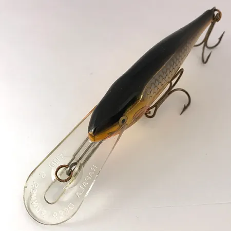 Vintage Rapala Shad Rap Deep Runner 09, 1/2oz Gold fishing lure #7831