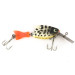 Vintage   Heddon FIRETAIL SONIC series #395, 1/3oz WHITE Spotted COACHDOG fishing lure #7840