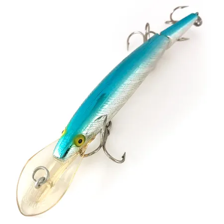 Vintage Rebel Fastrac, 2/5oz Silver Blue fishing lure #7843