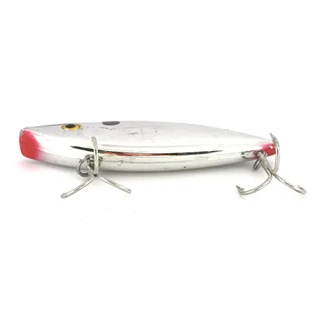 Vintage Bill Lewis Rat-L-Trap RT 258 Chrome Black Blue, 1 1/4oz RT 258 Nickel Black Blue fishing lure #7844