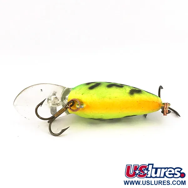 Vintage   Bomber model B 4A, 1/4oz Fire Tiger fishing lure #7847