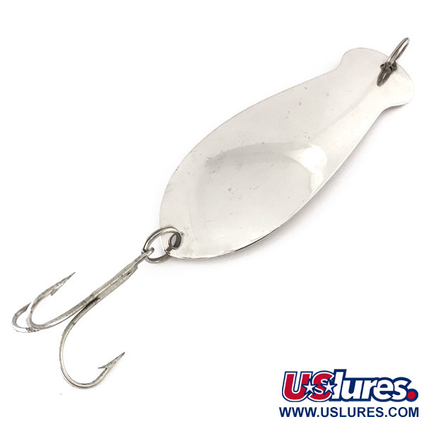 Vintage  K-B Bait K-B Spoon 4, 1 3/4oz Nickel fishing spoon #7849