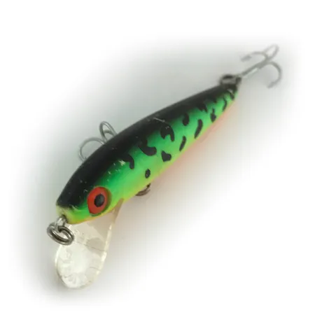 Vintage  Rebel Floater UV, 1/8oz Fire Tiger fishing lure #7850
