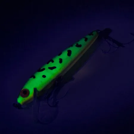 Vintage  Rebel Floater UV, 1/8oz Fire Tiger fishing lure #7850