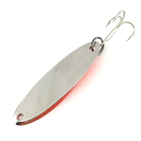 Vintage Acme Kastmaster , 3/8oz Nickel / Orange fishing spoon #7861