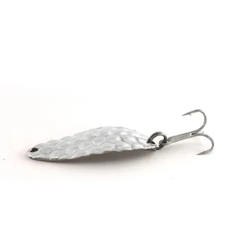 Vintage Acme Little Cleo, 1/4oz Hammered Nickel fishing spoon #7865