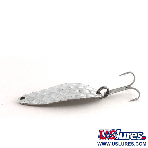 Vintage Acme Little Cleo, 1/4oz Hammered Nickel fishing spoon #7865