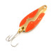 Vintage  Acme Kamlooper UV, 2/5oz Gold / Orange fishing spoon #7867