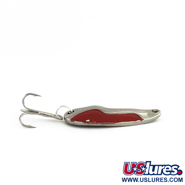 Vintage  Acme Kamlooper, 2/5oz Red / White / Nickel fishing spoon #7868