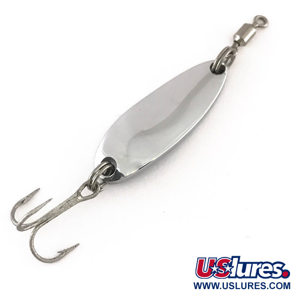  Luhr Jensen Krocodile, 1/4oz Nickel fishing spoon #7872