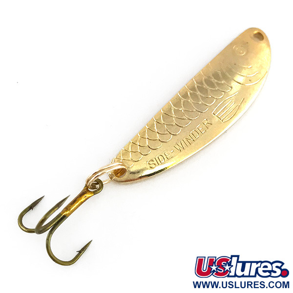 Vintage  Acme Side-winder, 1/4oz Gold fishing spoon #7873
