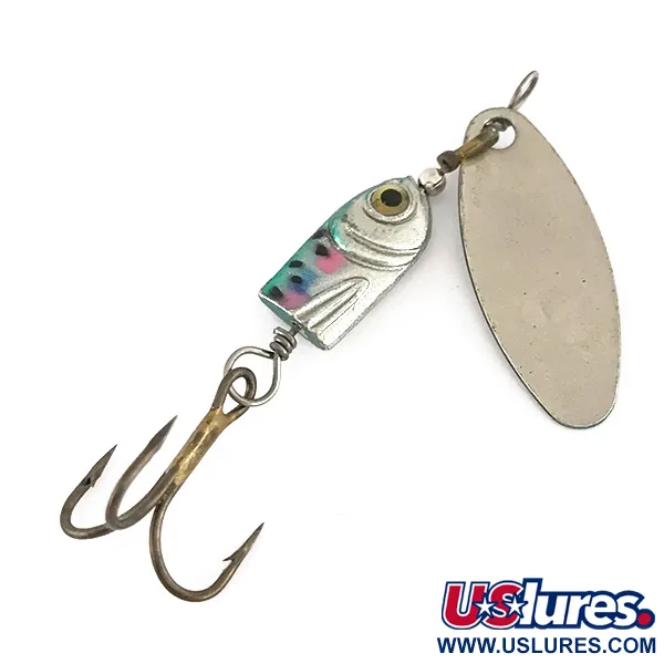 Vintage Blue Fox Flash Deep Runner, 3/16oz Nickel / Trout spinning lure #7888