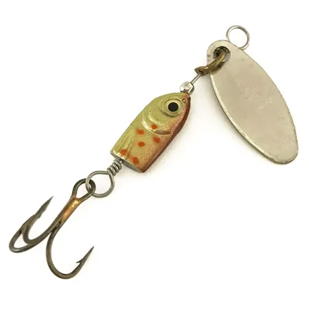 Vintage Blue Fox Flash Deep Runner, 1/8oz Brown Trout spinning lure #7889