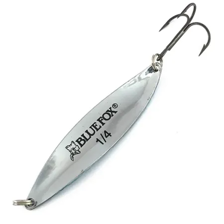 Vintage Blue Fox BLUE FOX Matrixx Spoon, 1/4oz Blue / Nickel fishing spoon #7901
