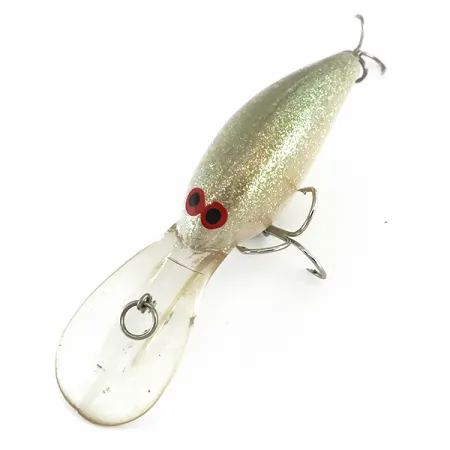 Vintage Norman DD14, 3/5oz Golden Glitter fishing lure #7912