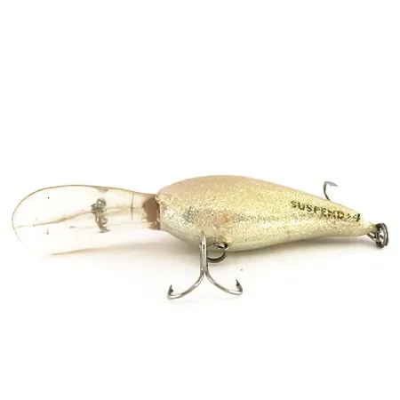 Vintage Norman DD14, 3/5oz Golden Glitter fishing lure #7912