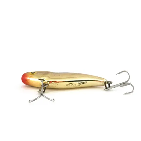 Vintage Rapala Rattl'n RAP, 2/5oz Gold fishing lure #7926