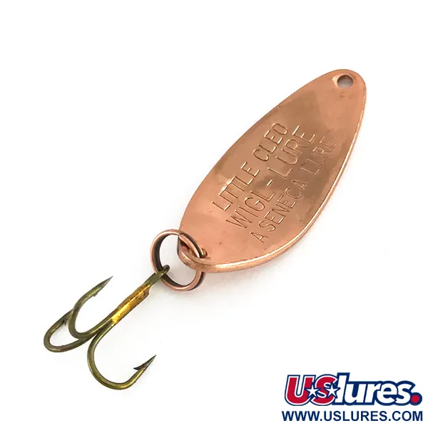 Vintage Seneca Little Cleo, 1/4oz Copper fishing spoon #7927
