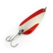   Nebco FlashBait 2662, 1/4oz Red / White / Nickel fishing spoon #7932
