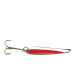 Vintage  Worth Chippewa Steel Spoon, 1/2oz Red / White / Nickel fishing spoon #7934