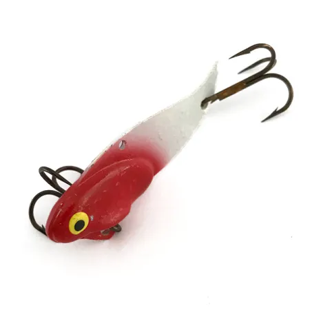 Vintage Bullet Bait Bullet Blade, 1/3oz Red / White fishing spoon #7935
