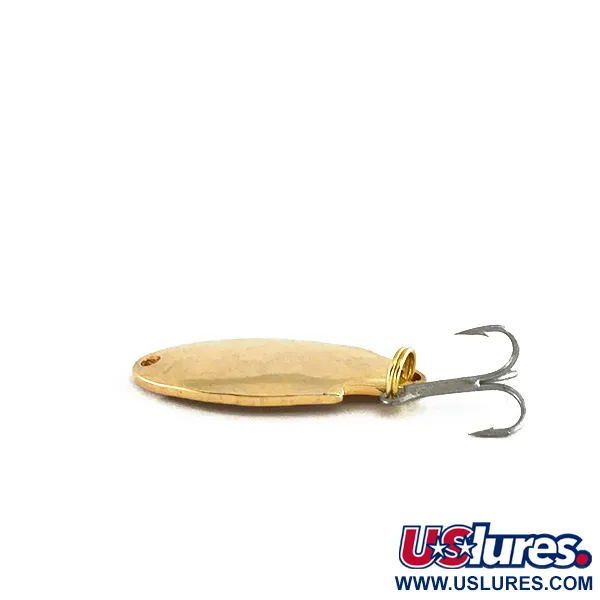 Vintage Acme Thunderbolt, 1/8oz Gold fishing spoon #7939