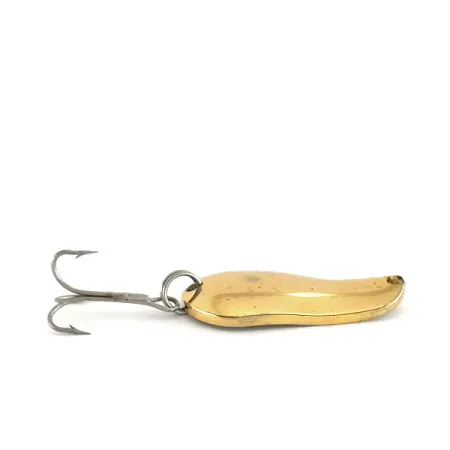 Vintage Lucky Strike Banshee wobbler, 1/2oz Gold fishing spoon #7940