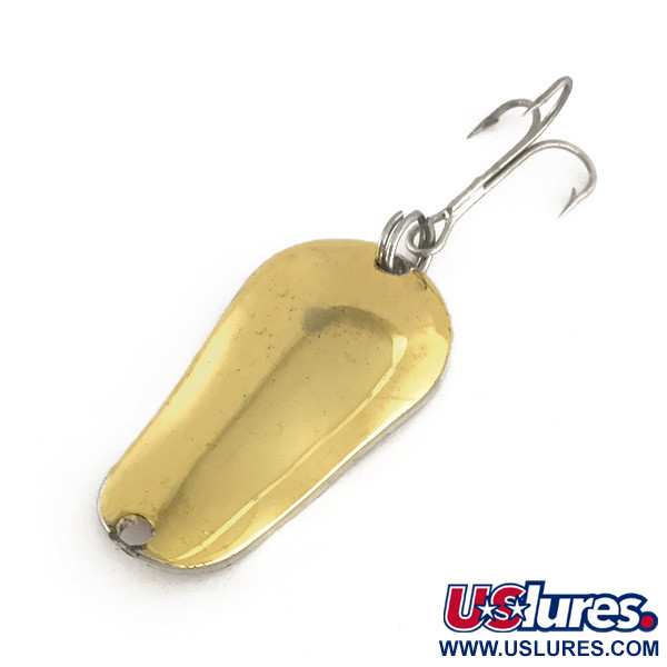 Vintage Lucky Strike Banshee wobbler, 1/2oz Gold fishing spoon #7940
