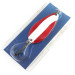  Blue Fox Strobe Aqua Spoon, 2/5oz Red / White fishing spoon #7941