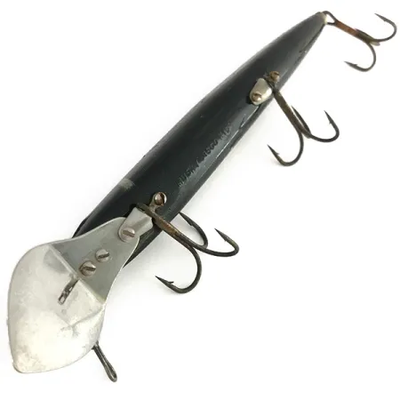 Vintage Suick Muskie Cisco Kid​, 1 1/4oz Black fishing lure #7945