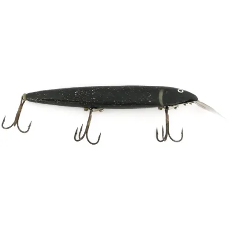 Vintage Suick Muskie Cisco Kid​, 1 1/4oz Black fishing lure #7945