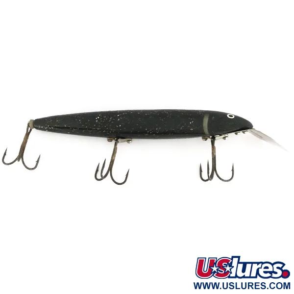 Vintage  Suick Muskie Cisco Kid​, 1 1/4oz Black fishing lure #7945