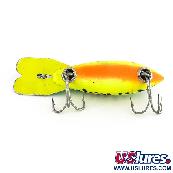 Vintage Bomber 400 series UV, 2/5oz Fire Tiger fishing lure #7946