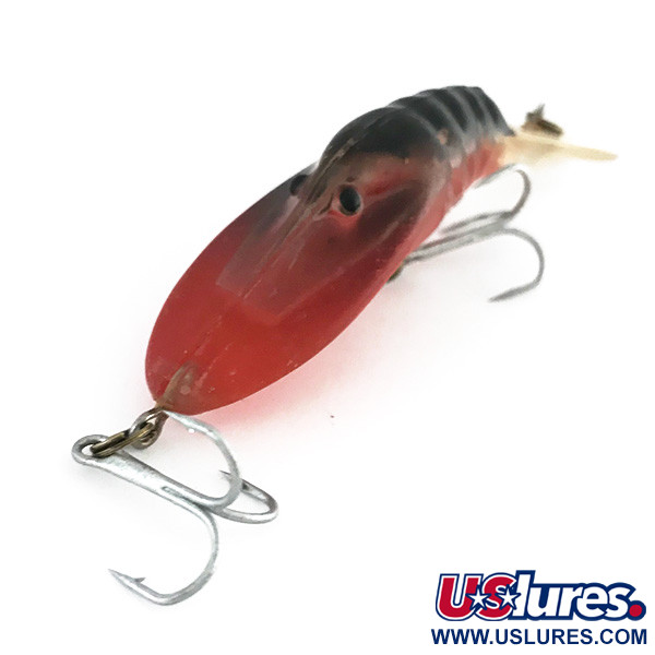 Vintage   B.H Bass Magnet Red Crawfish, 1/4oz Red CrawFish fishing lure #7955