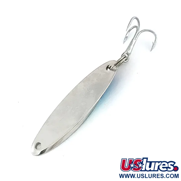 Vintage Acme Kastmaster , 1/4oz Nickel / Blue fishing spoon #7963