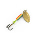 Vintage  Yakima Bait Worden’s Original Rooster Tail, 1/8oz Gold / Fire Tiger spinning lure #7976